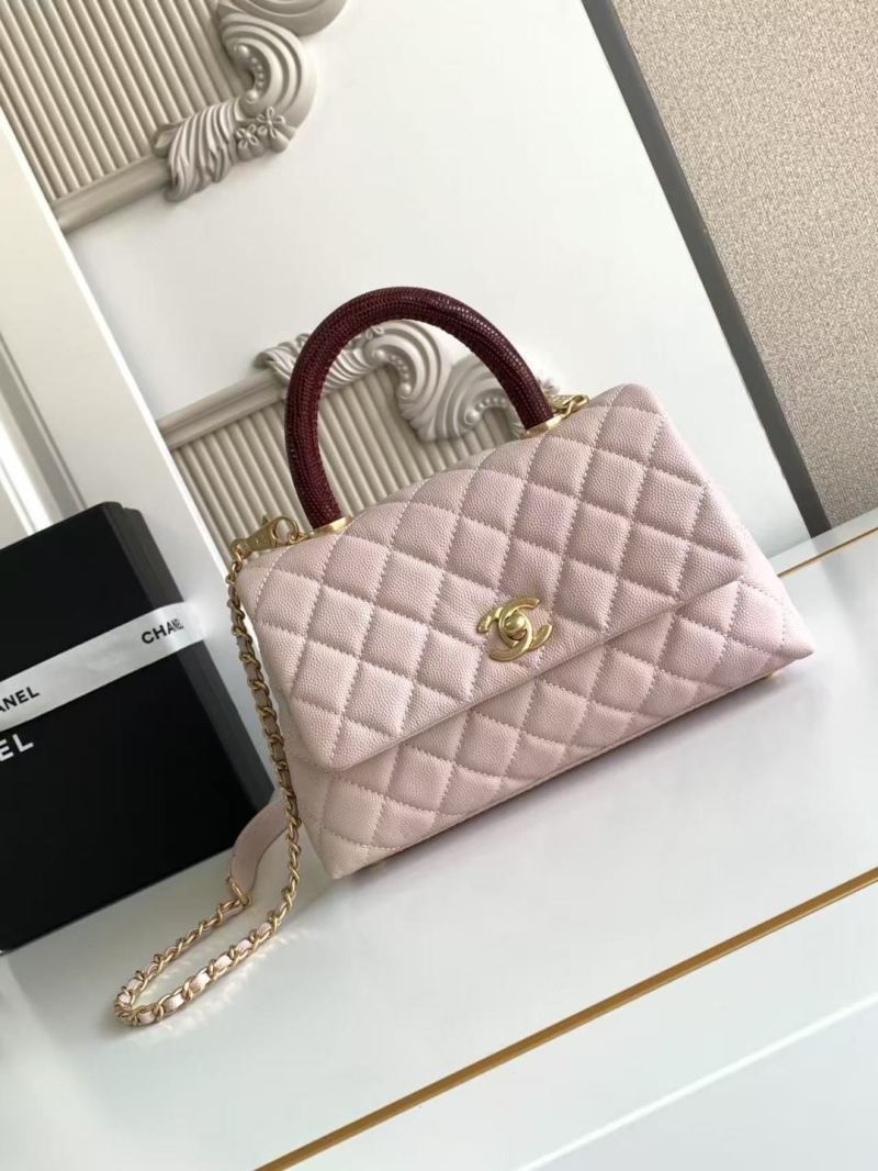 Ch**el top handle bags